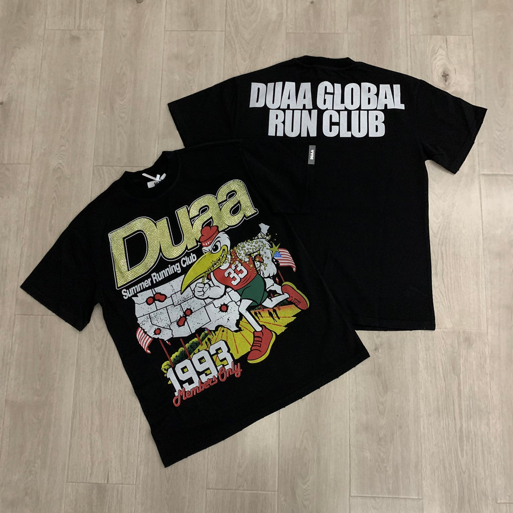 DUAA 1993 Summer Running Club Mascot Vintage Graphic T‑Shirt