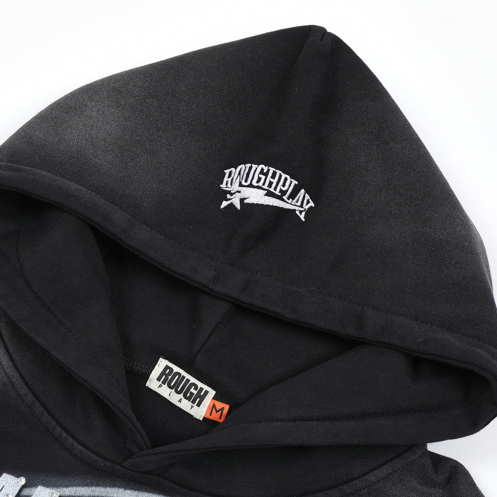 RoughPlay Skeleton Graphic Vintage Hoodie