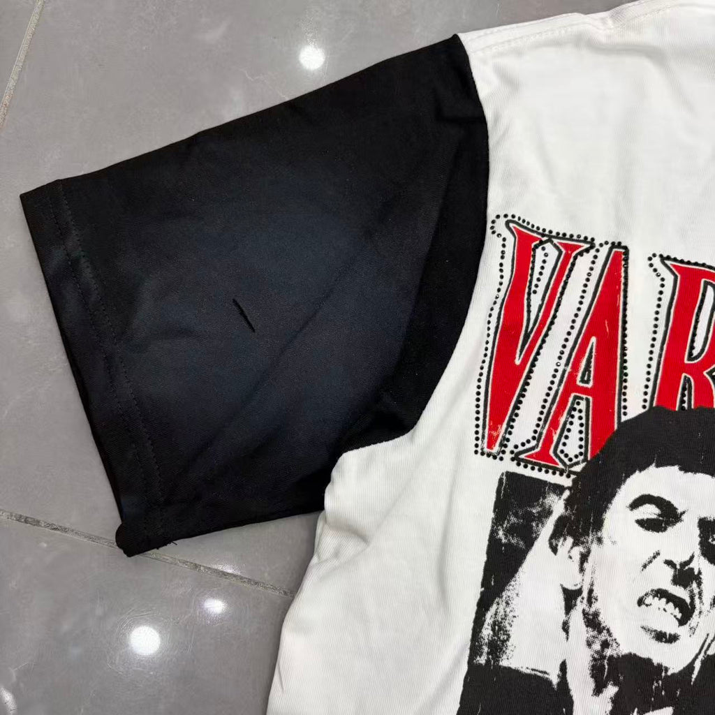 Vareallday Scarface Movie Collage Ringer T‑Shirt