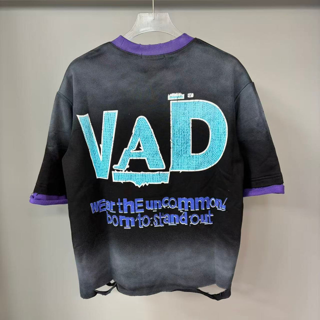 Vareallday Alien Sci‑Fi Cropped Ringer T‑Shirt
