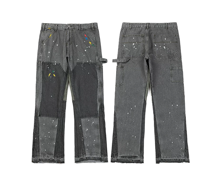 Gallery Dept. Grey Reworked Carpenter Denim