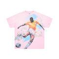 DUAA Vintage Football Player Distressed Graphic T‑Shirt