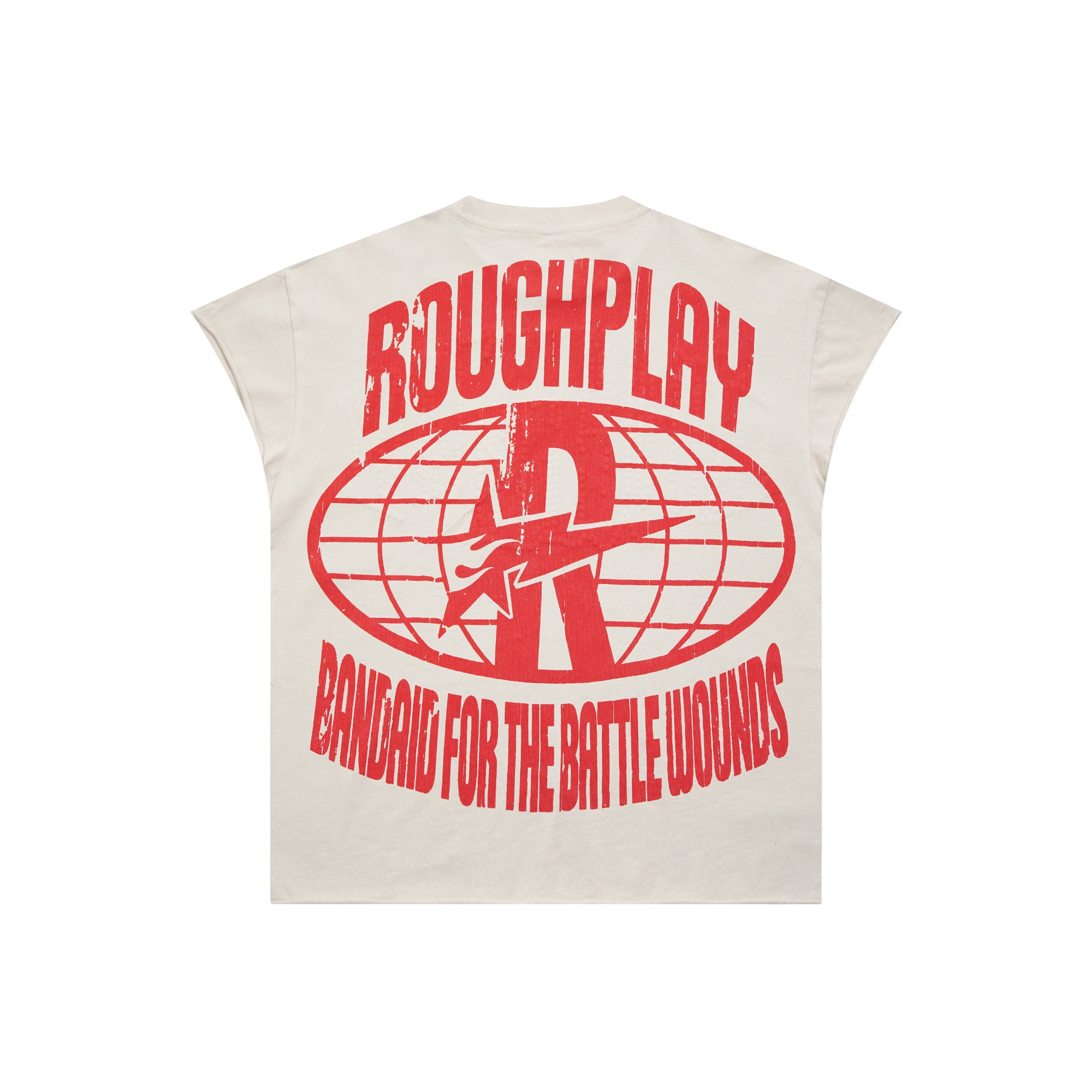 RoughPlay Desert Retro Figure Graphic Distressed Sleeveless Tee Vintage Streetwear Tank Top