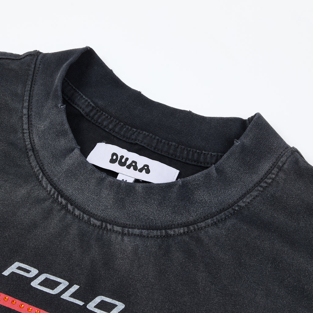DUAA Worldwide Cowboy Horse Rider Vintage Washed Graphic T‑Shirt