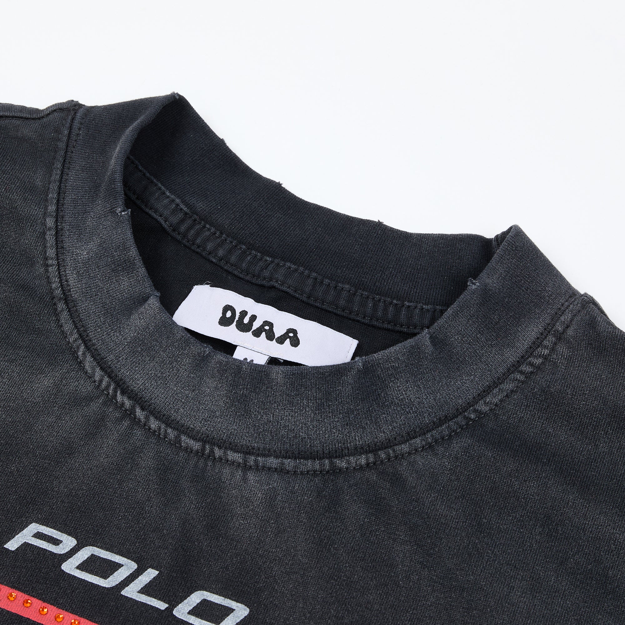 DUAA Worldwide Cowboy Horse Rider Vintage Washed Graphic T‑Shirt