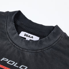 DUAA Worldwide Cowboy Horse Rider Vintage Washed Graphic T‑Shirt