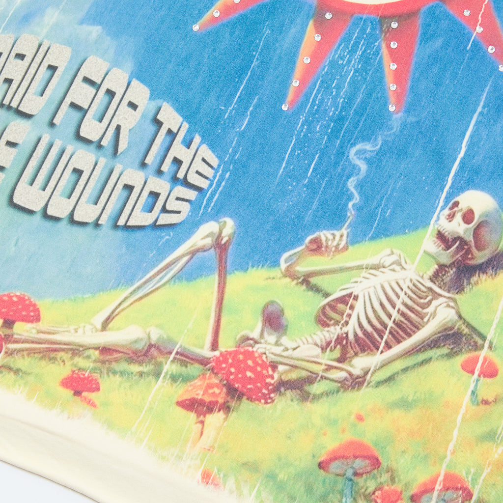 RoughPlay Sun Skeleton Nature Vintage Distressed Long Sleeve Tee