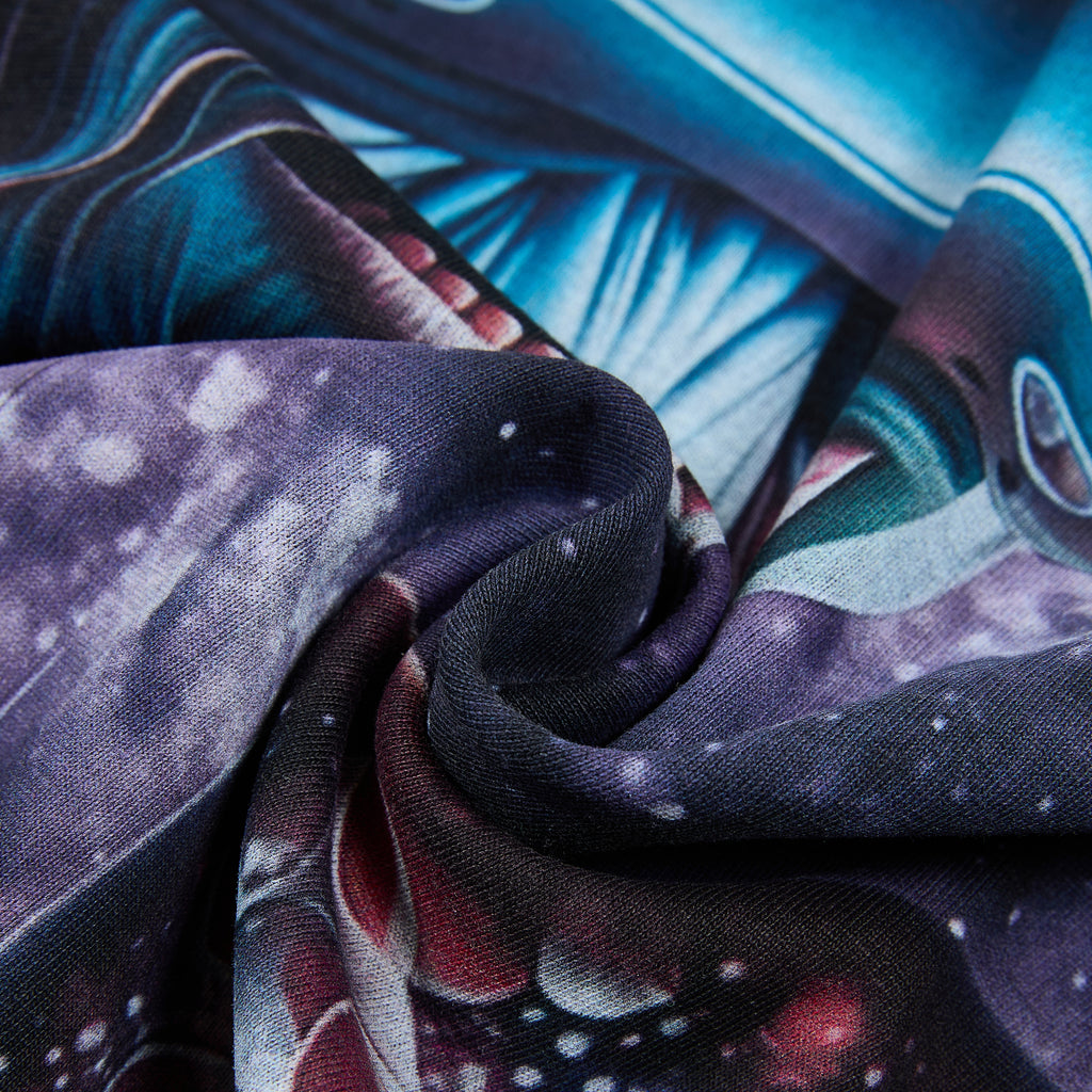 DUAA JELLYBEAN VR Alien Space Graphic Short Sleeve Tee