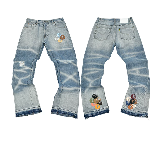 Gallery Dept. Graphic Patch Flare Denim