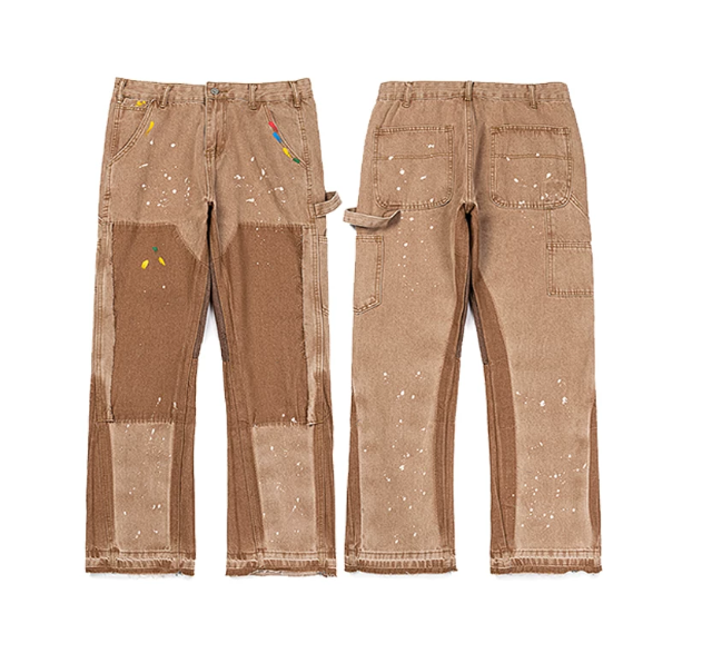 Gallery Dept. Khaki Reworked Carpenter Denim