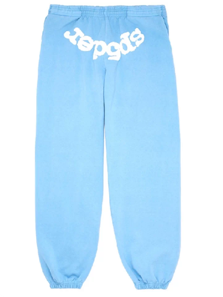 Sp5der Worldwide Tracksuit Set in Baby Blue