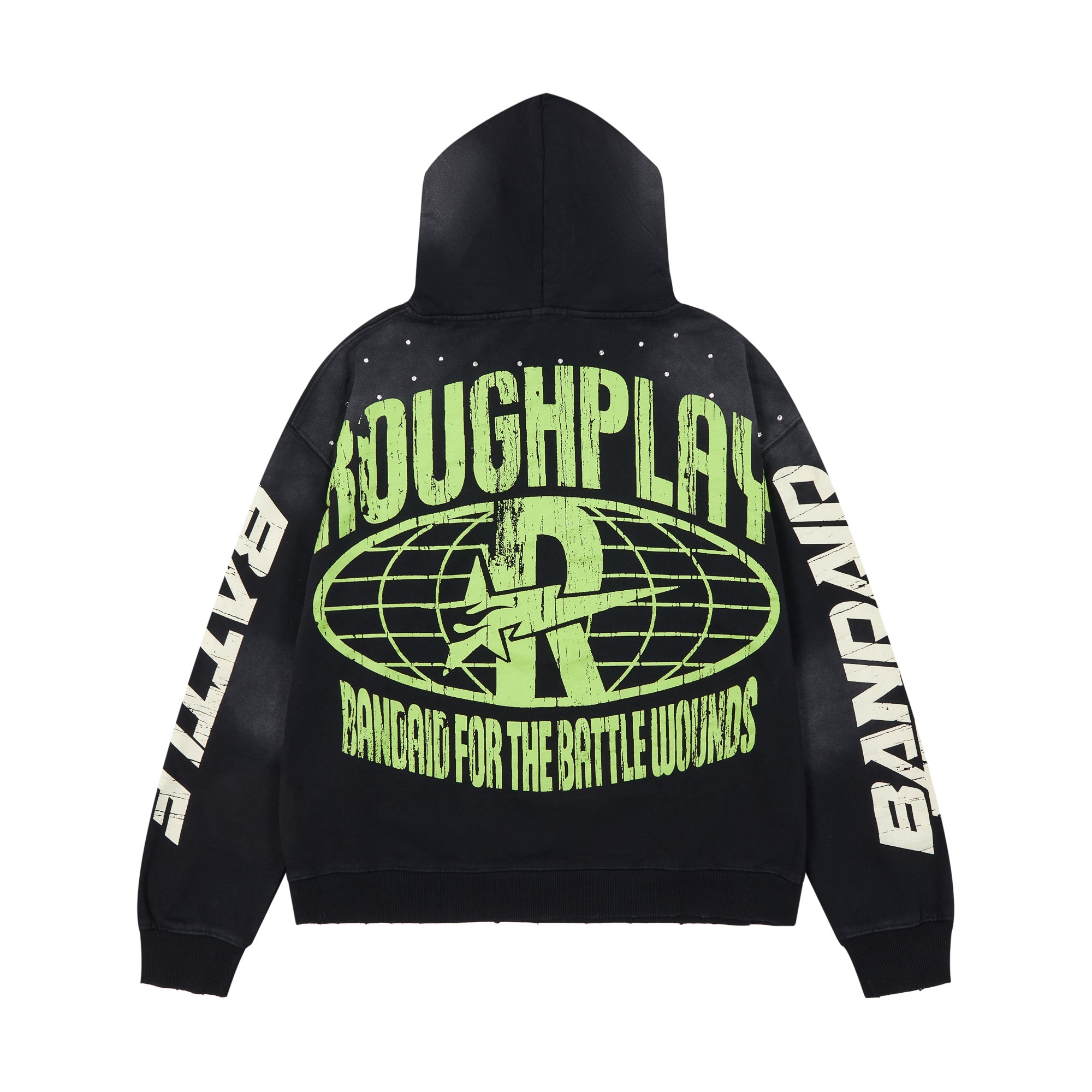 oughPlay Psychedelic Portrait Graphic Vintage Ho