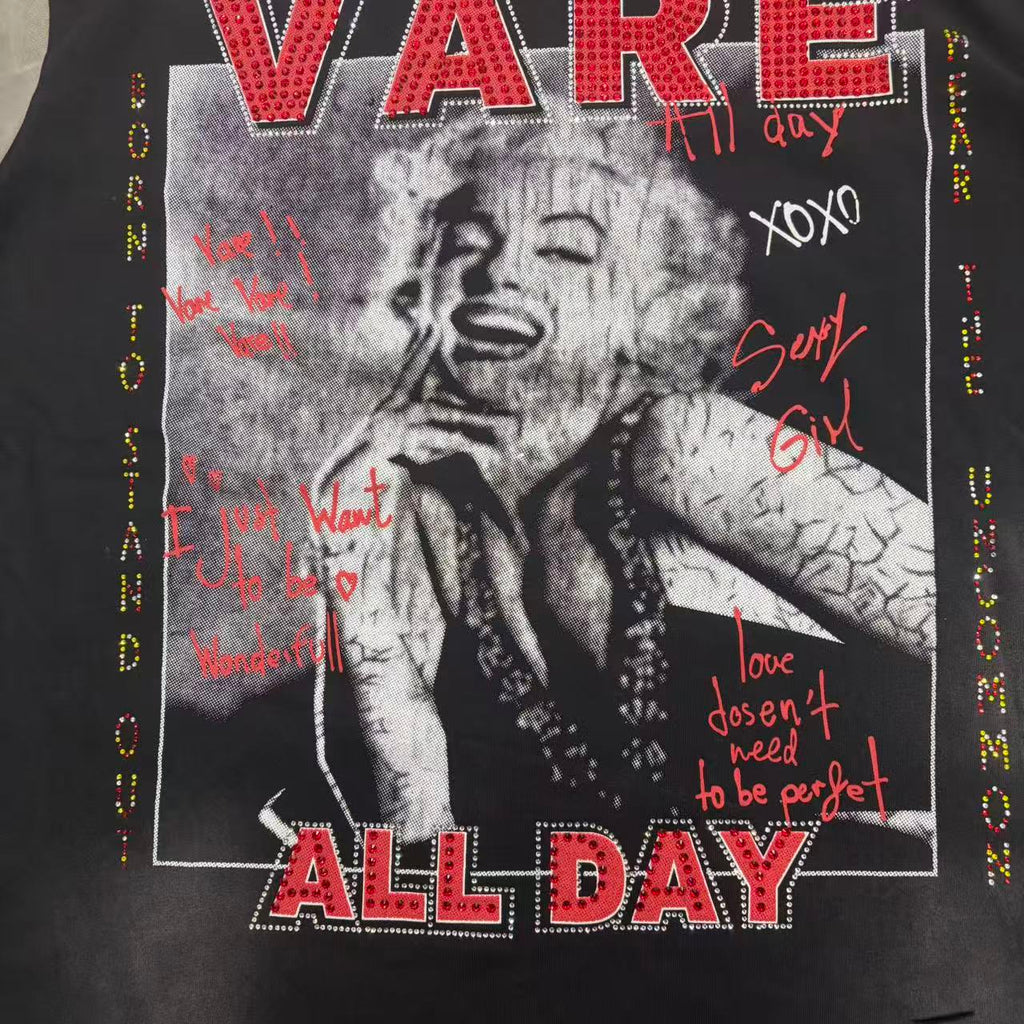 Vareallday Marilyn Monroe Vintage T‑Shirt