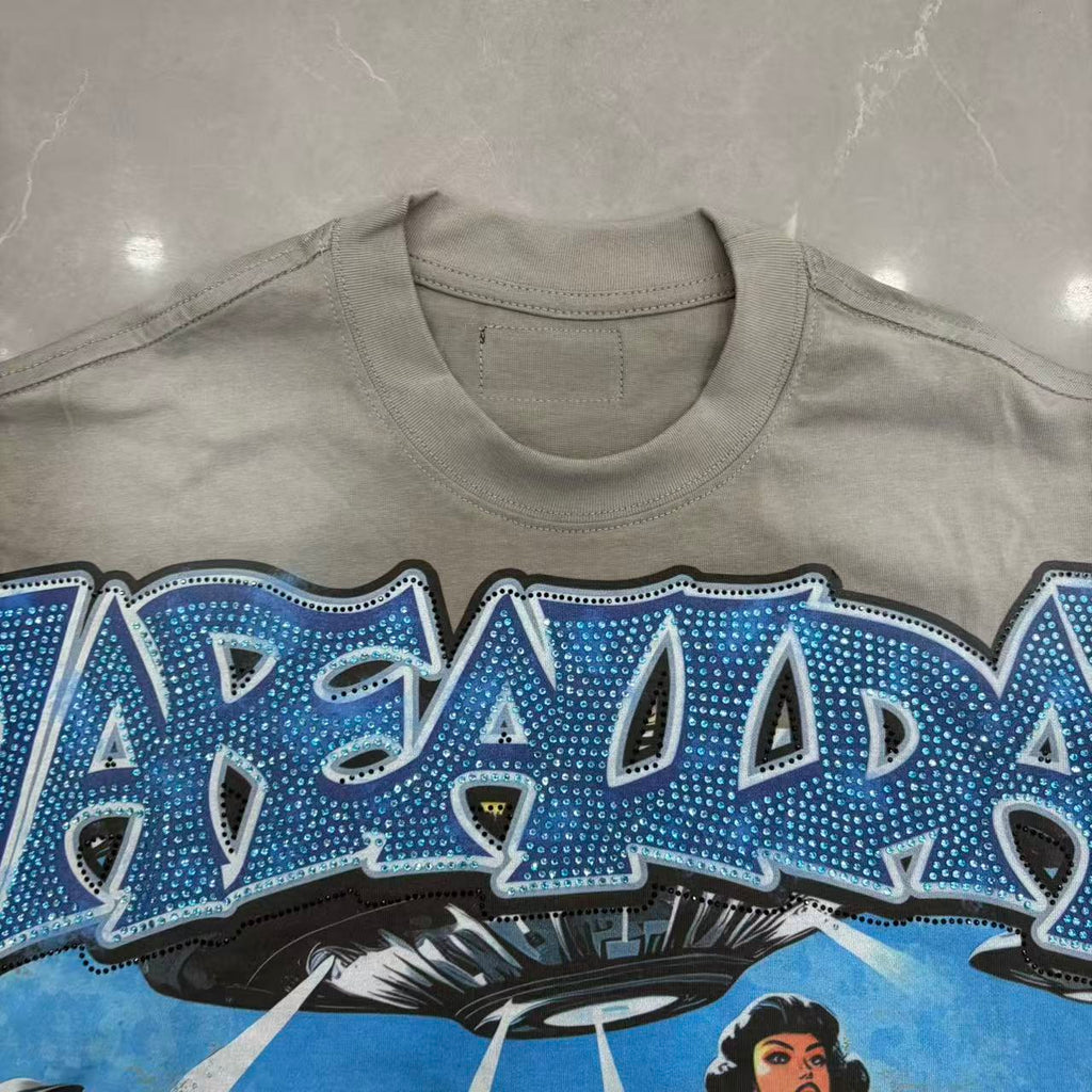 Vareallday Retro UFO Sci‑Fi Vintage T‑Shirt
