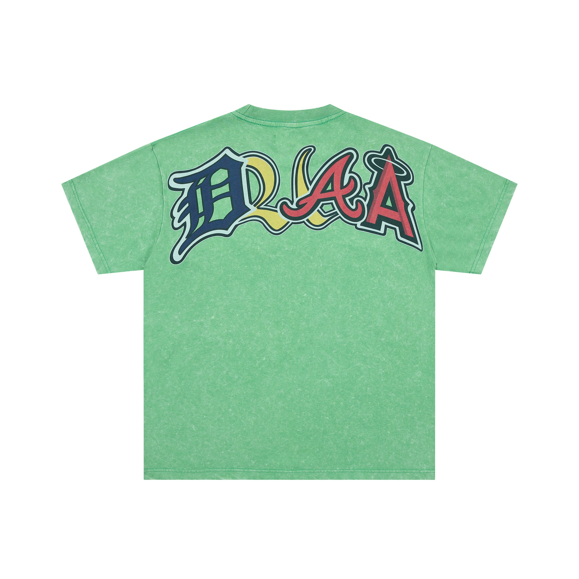 DUAA Baseball Tropical Scenery Graphic Short Sleeve Tee