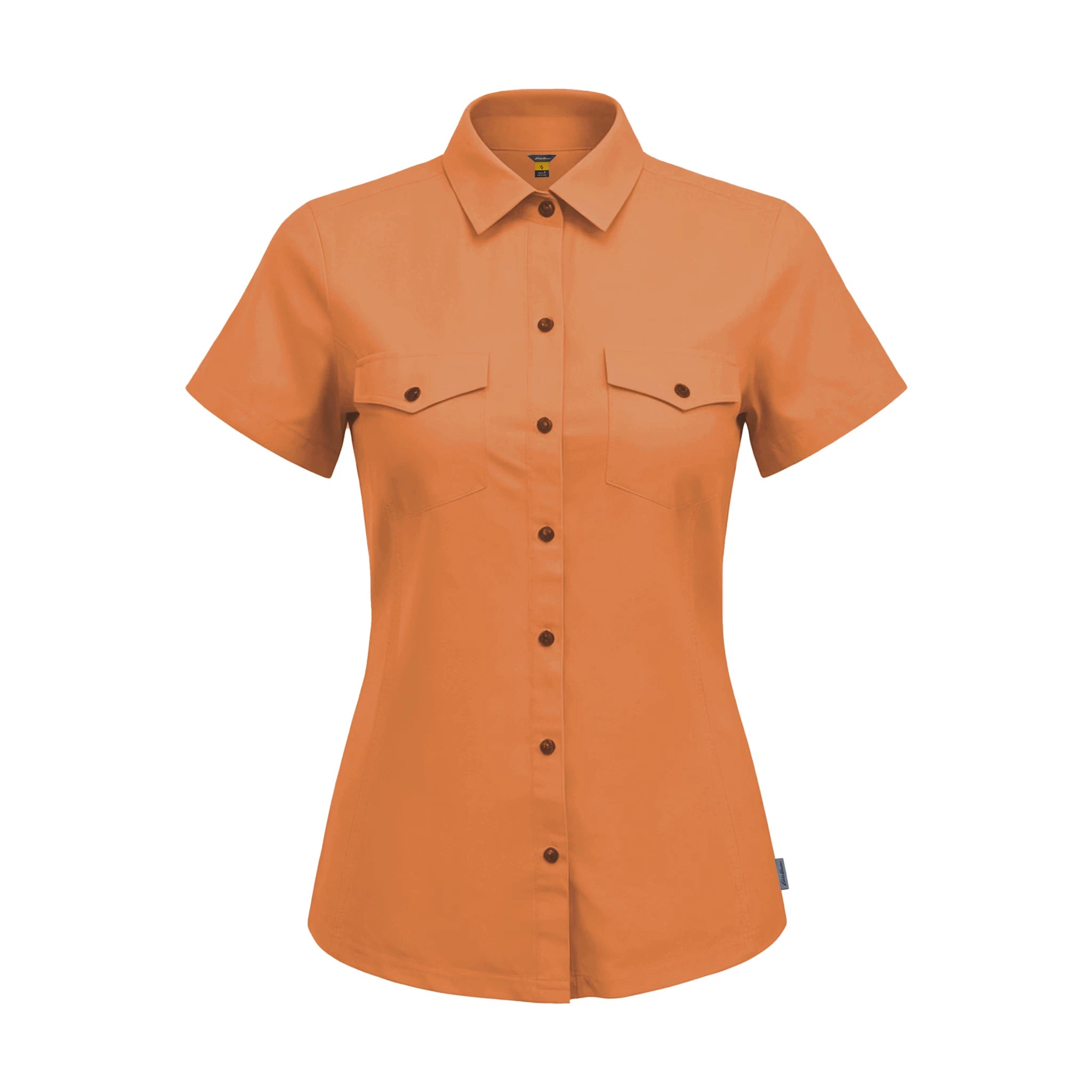 EddieBauer cut size clearance women's outdoor sunscreen shirt UPF50+casual short sleeved top
