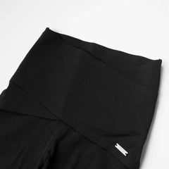 Sweden AIMN! High waisted compression and hip lifting slimming shapewear pants with drawstring at the hem for women's sports yoga pants