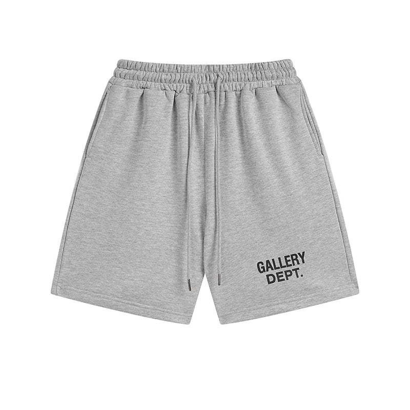 GALLERY DEPT Basic Letter Logo Printed Casual Shorts Summer Loose Trendy Sports Pentagram Pants