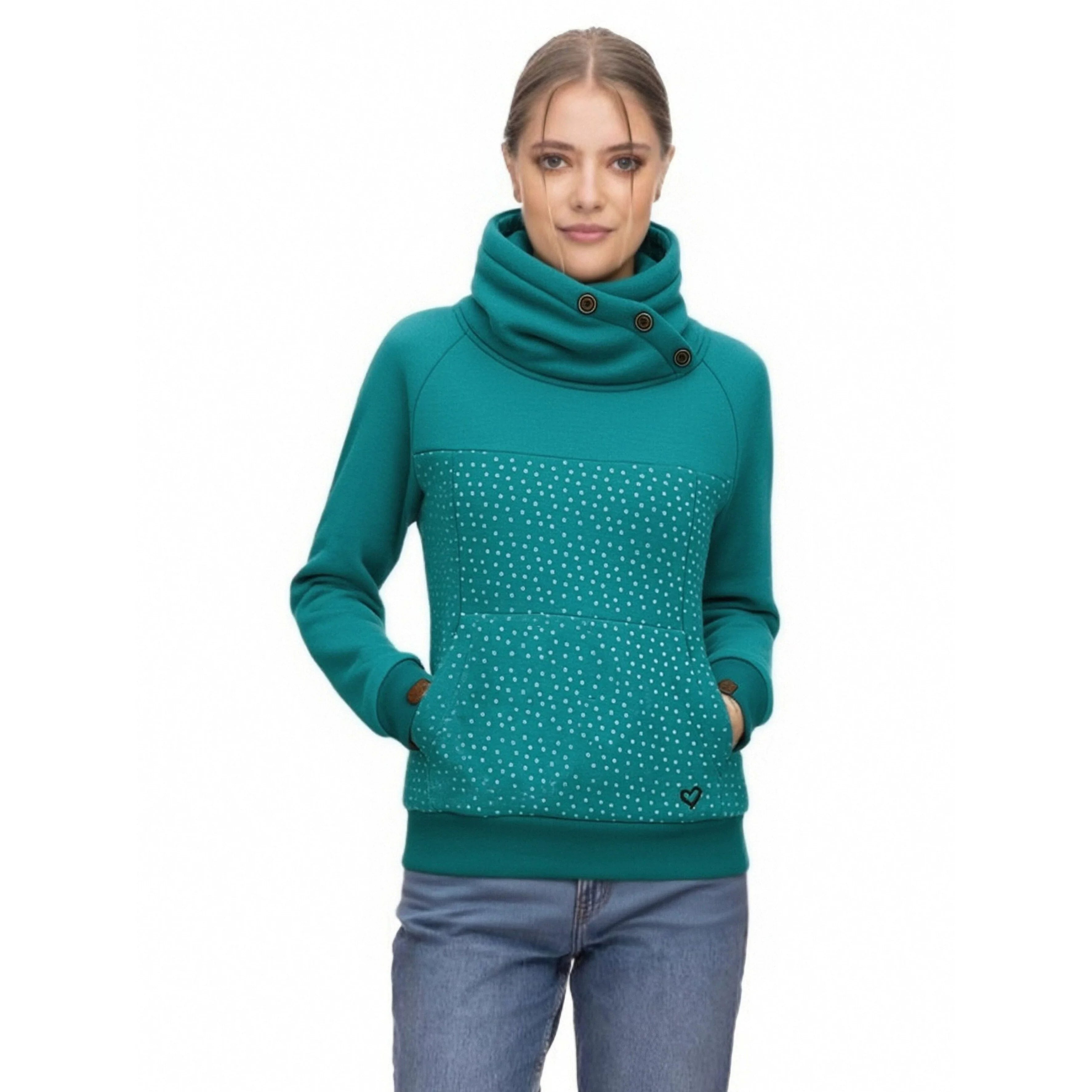Alife\u0026Kikin/Alef\u0026Kiki Foreign Trade Design Hoodie Fleece Warm Women's Windproof Top