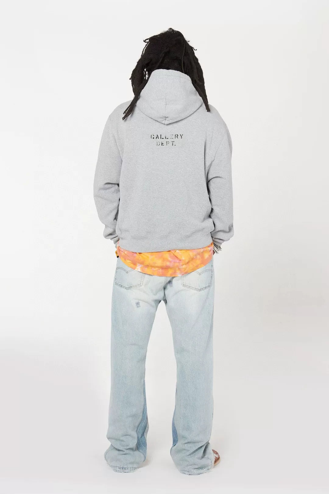 Meichao Gallery Depot new vintage letter logo printed hoodie for men and women, versatile casual hooded sweatshirt