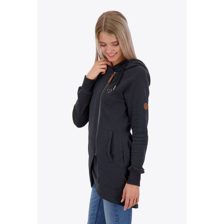 Alife\u0026Kikin/Alif\u0026Kiki Foreign Trade Stand up Collar Zipper Hoodie with Velvet Warm Coat Spring and Autumn Winter Women