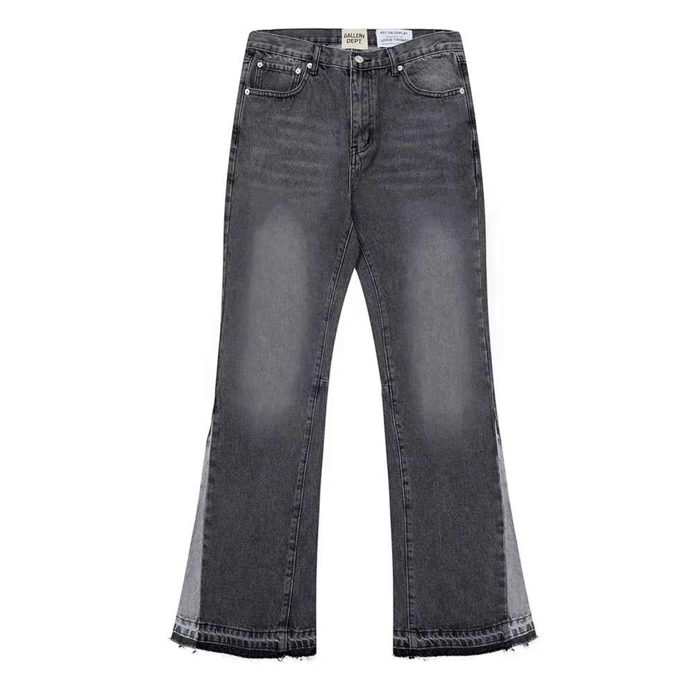 Gallery Dept American retro washing and old jeans men's loose straight-leg casual long trousers trendy