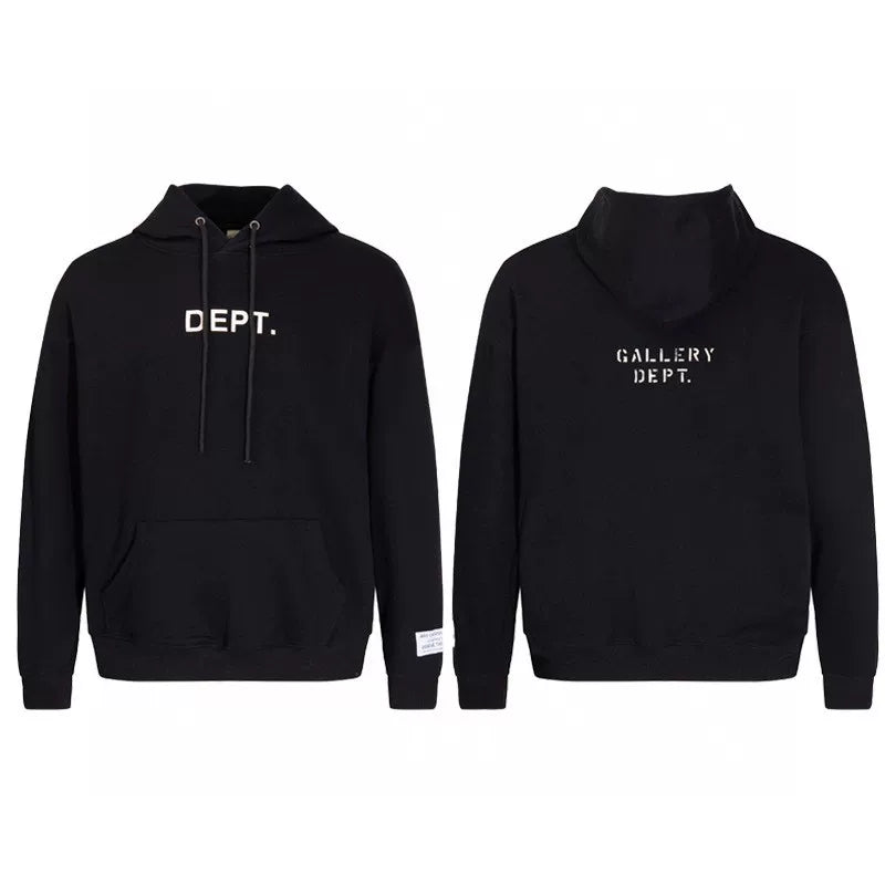 Meichao Gallery Depot new vintage letter logo printed hoodie for men and women, versatile casual hooded sweatshirt