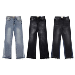 Gallery Dept basic washed flared jeans for men and women high street casual trousers
