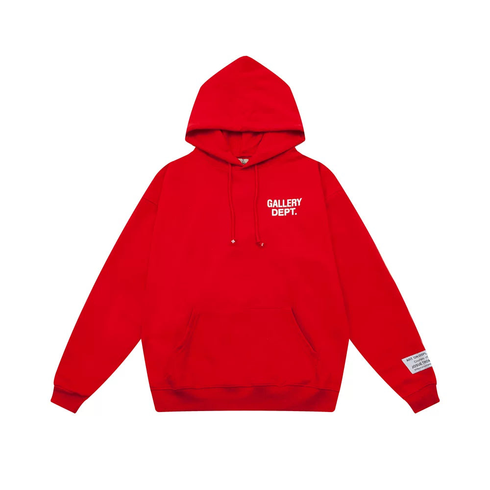 GALLERY DEPT Classic Letter Printed Hoodie from Europe and America INS Men's and Women's High Street Loose Cotton Pullover Sweater