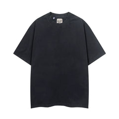 Gallery Depot American High Street Letter Printed Loose Hip Hop Men's and Women's Loose Vintage Short sleeved T-shirt Trendy