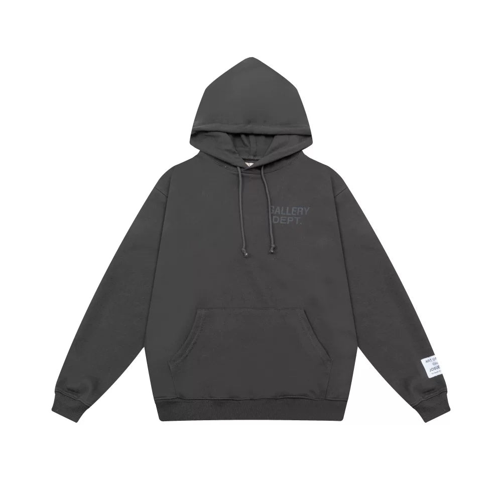 GALLERY DEPT Classic Letter Printed Hoodie from Europe and America INS Men's and Women's High Street Loose Cotton Pullover Sweater