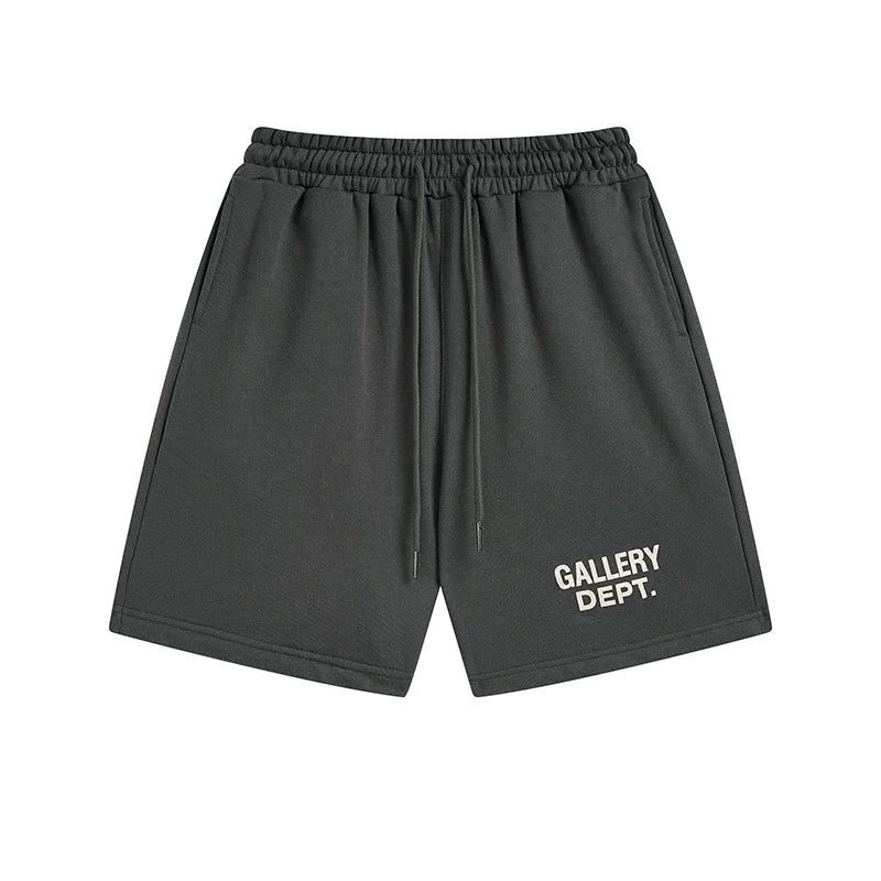 GALLERY DEPT Basic Letter Logo Printed Casual Shorts Summer Loose Trendy Sports Pentagram Pants