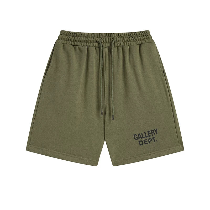 GALLERY DEPT Basic Letter Logo Printed Casual Shorts Summer Loose Trendy Sports Pentagram Pants
