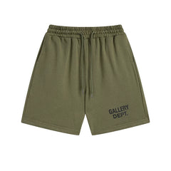 GALLERY DEPT Basic Letter Logo Printed Casual Shorts Summer Loose Trendy Sports Pentagram Pants
