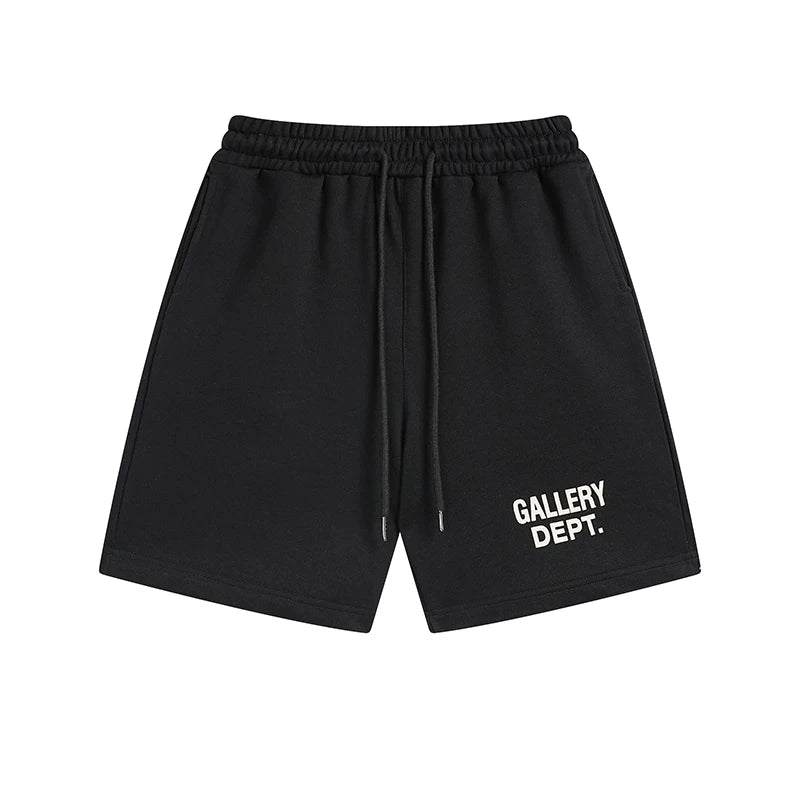 GALLERY DEPT Basic Letter Logo Printed Casual Shorts Summer Loose Trendy Sports Pentagram Pants