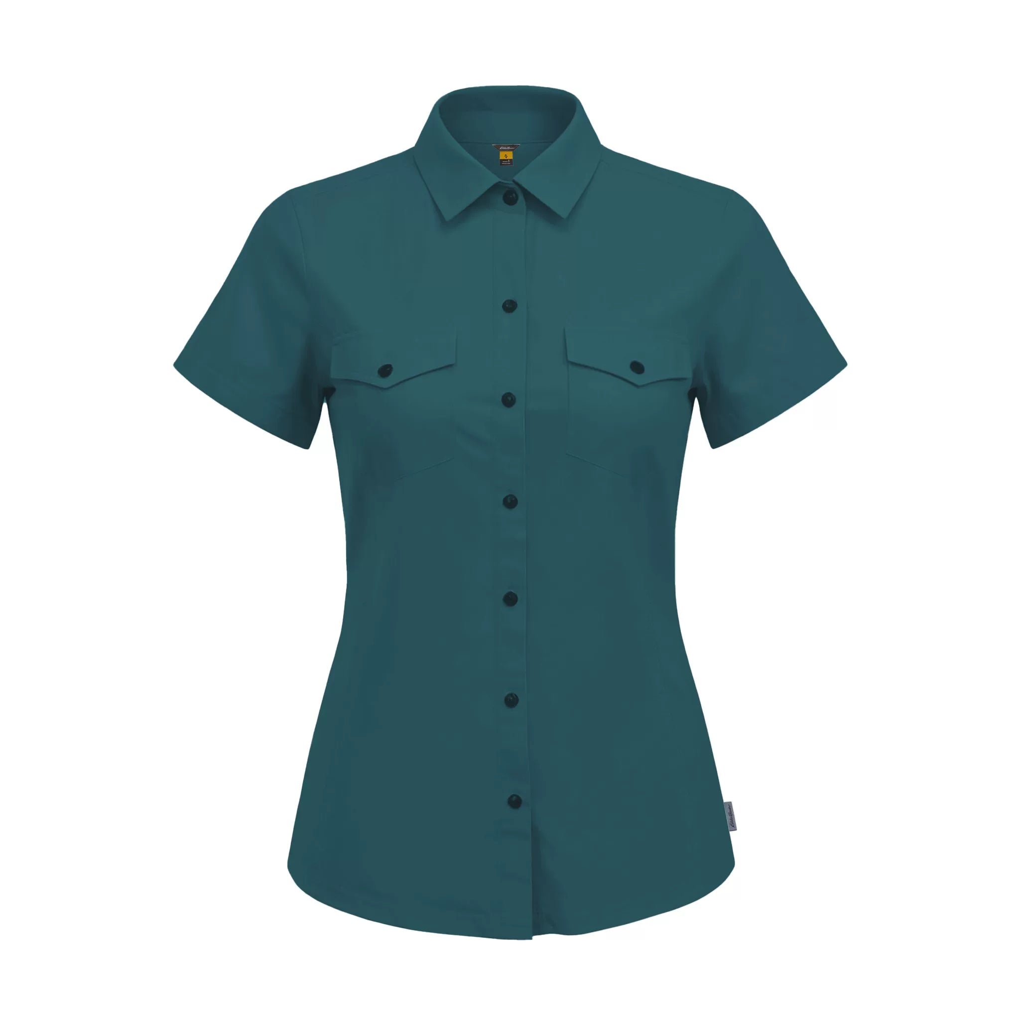 EddieBauer cut size clearance women's outdoor sunscreen shirt UPF50+casual short sleeved top