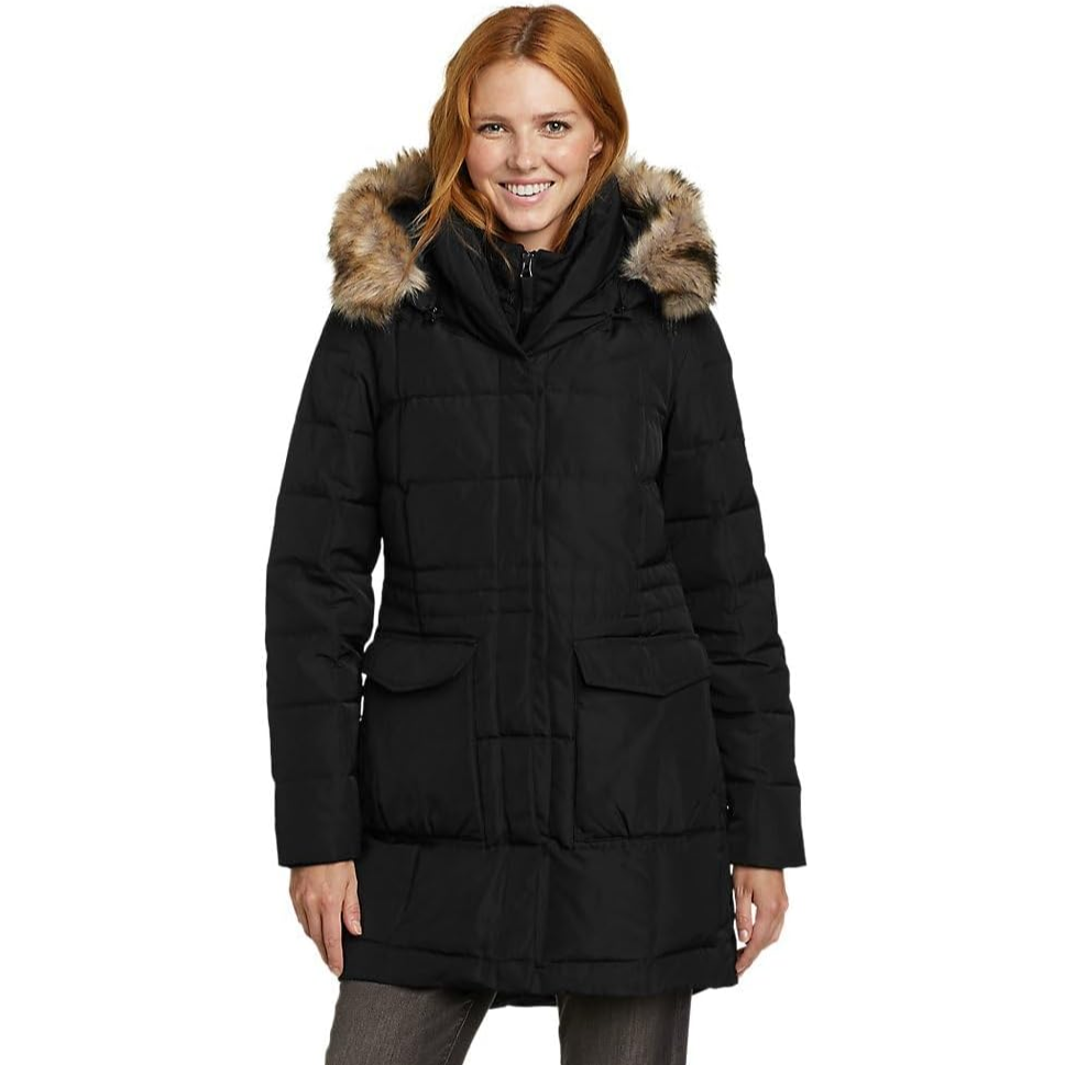 Eddie Bauer, broken code clearance, women's outdoor down jacket, parka coat, 650 puffs, waterproof
