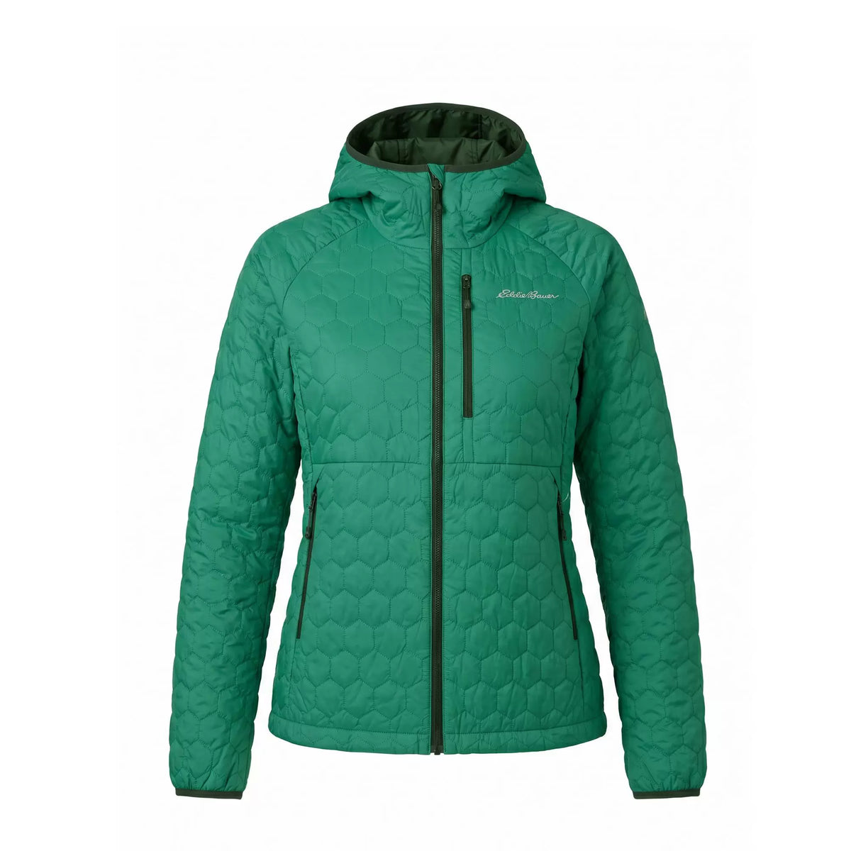Eddie Bauer Women's P Cotton Jacket Waterproof Lightweight Hooded Sports Outdoor Mountaineering Jacket