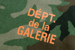 Gallery Depot autumn new letter logo printed coach jacket workwear camouflage men's zipper jacket