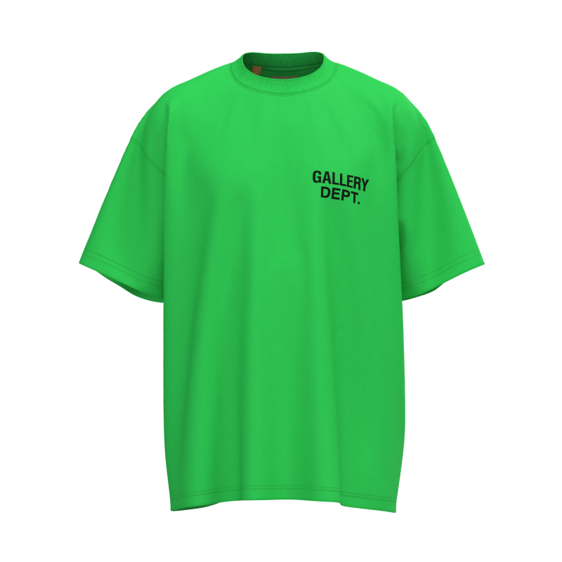 GALLERY DEPT Classic Basic Edition Letter Printed LOGO Loose Casual Men and Women Couple Short Sleeve T-shirt Summer