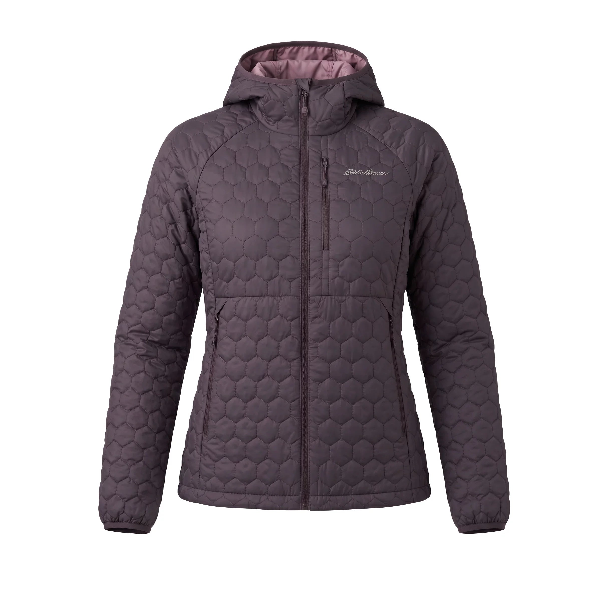 Eddie Bauer Women's P Cotton Jacket Waterproof Lightweight Hooded Sports Outdoor Mountaineering Jacket