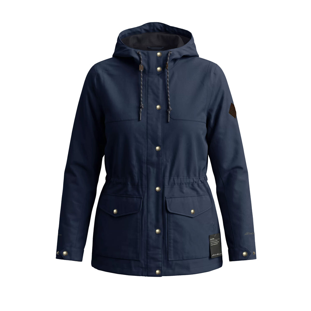 Eddie Bauer Women's Waterproof Jacket Windproof Hooded Outdoor Sports Hiking Coat
