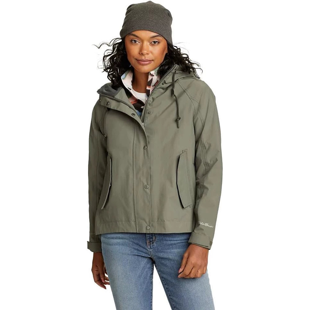 EddieBauer Cut Code Clearance Ms. EddieBauer Outdoor Mountaineering Hooded Jacket Soft Shell Waterproof Jacket