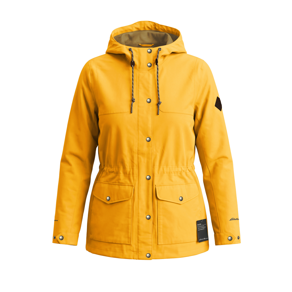 Eddie Bauer Women's Waterproof Jacket Windproof Hooded Outdoor Sports Hiking Coat