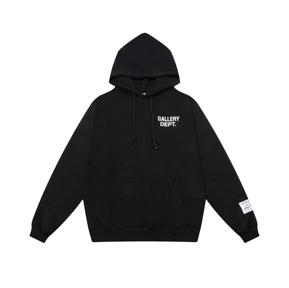 GALLERY DEPT Classic Letter Printed Hoodie from Europe and America INS Men's and Women's High Street Loose Cotton Pullover Sweater