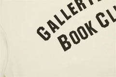 GALLERY DEPT minimalist letter printed unisex top for summer loose casual pure cotton short sleeved T-shirt