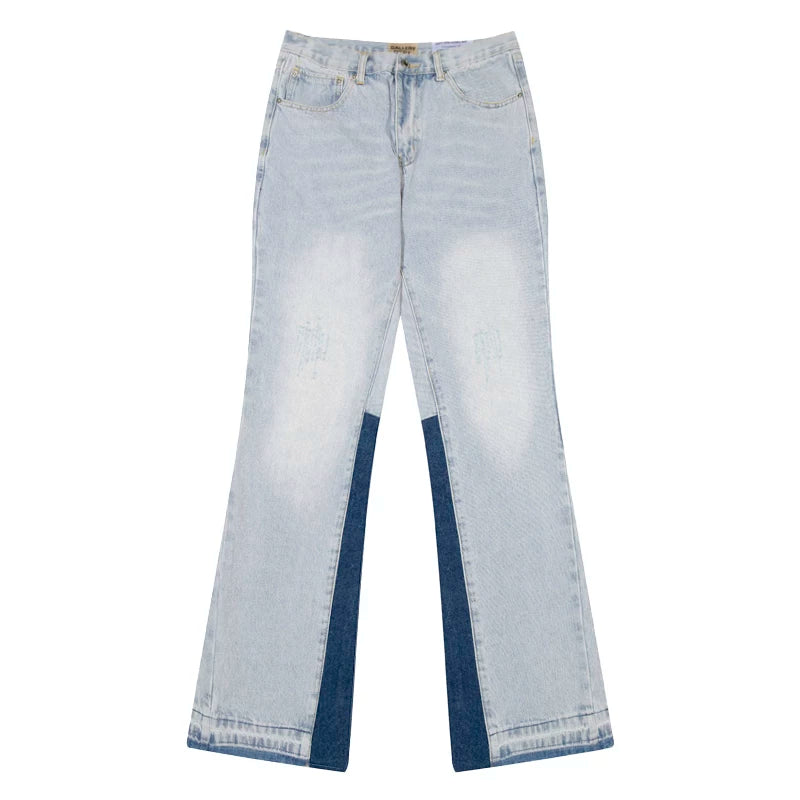 Gallery Dept basic washed flared jeans for men and women high street casual trousers