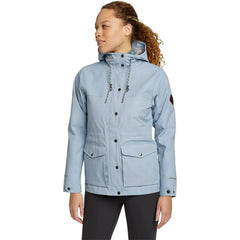 Eddie Bauer Women's Waterproof Jacket Windproof Hooded Outdoor Sports Hiking Coat