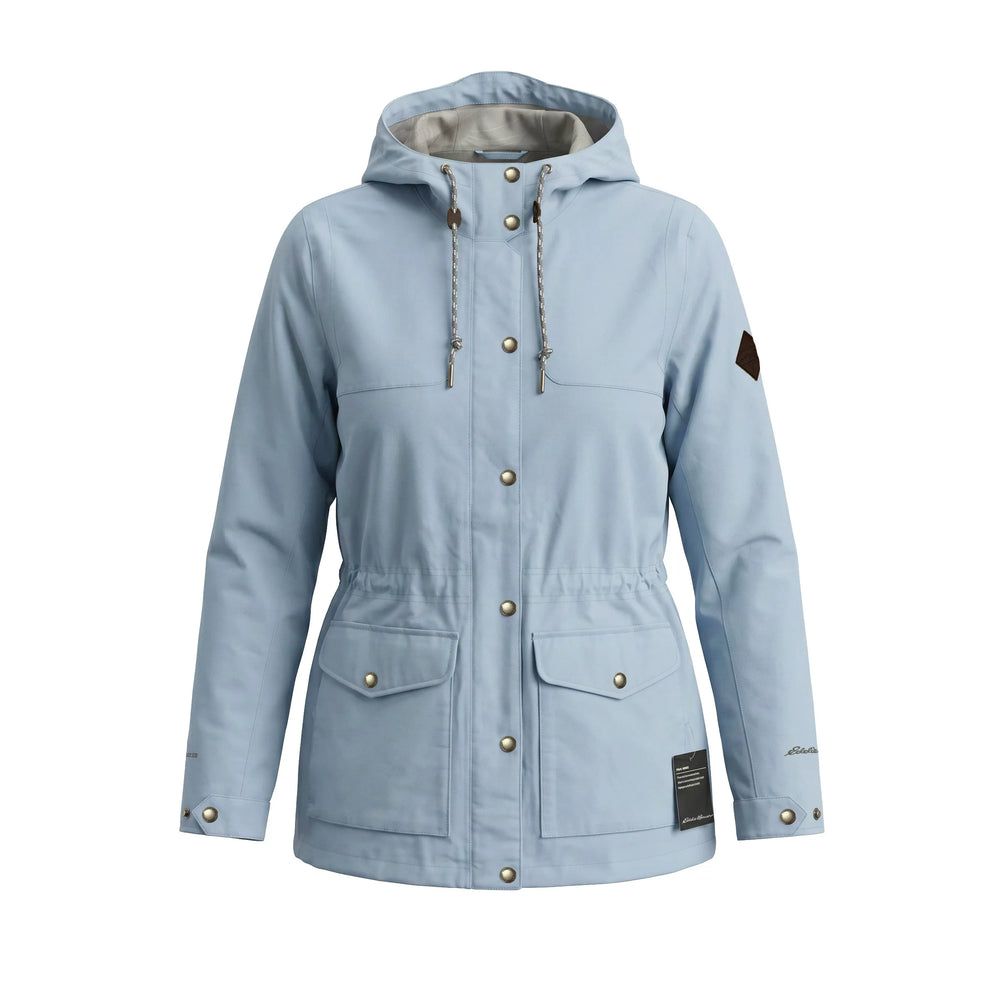 Eddie Bauer Women's Waterproof Jacket Windproof Hooded Outdoor Sports Hiking Coat