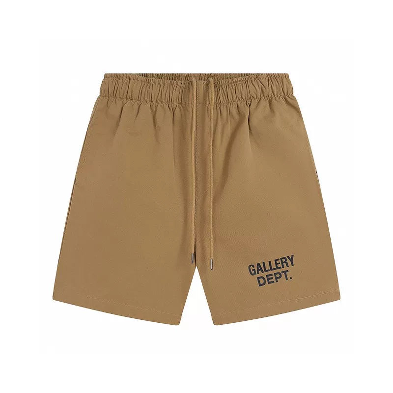 GALLERY DEPT new basic letter logo printed shorts, pure cotton casual pants, summer loose five quarter pants